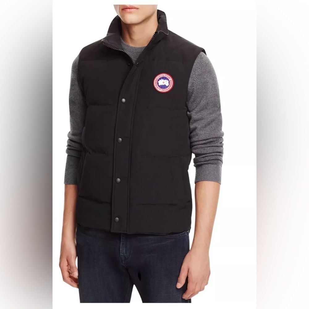 Canada Goose Garson Men’s Down Puffer Vest Black Size S